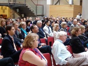 Attendees enjoy the discussion